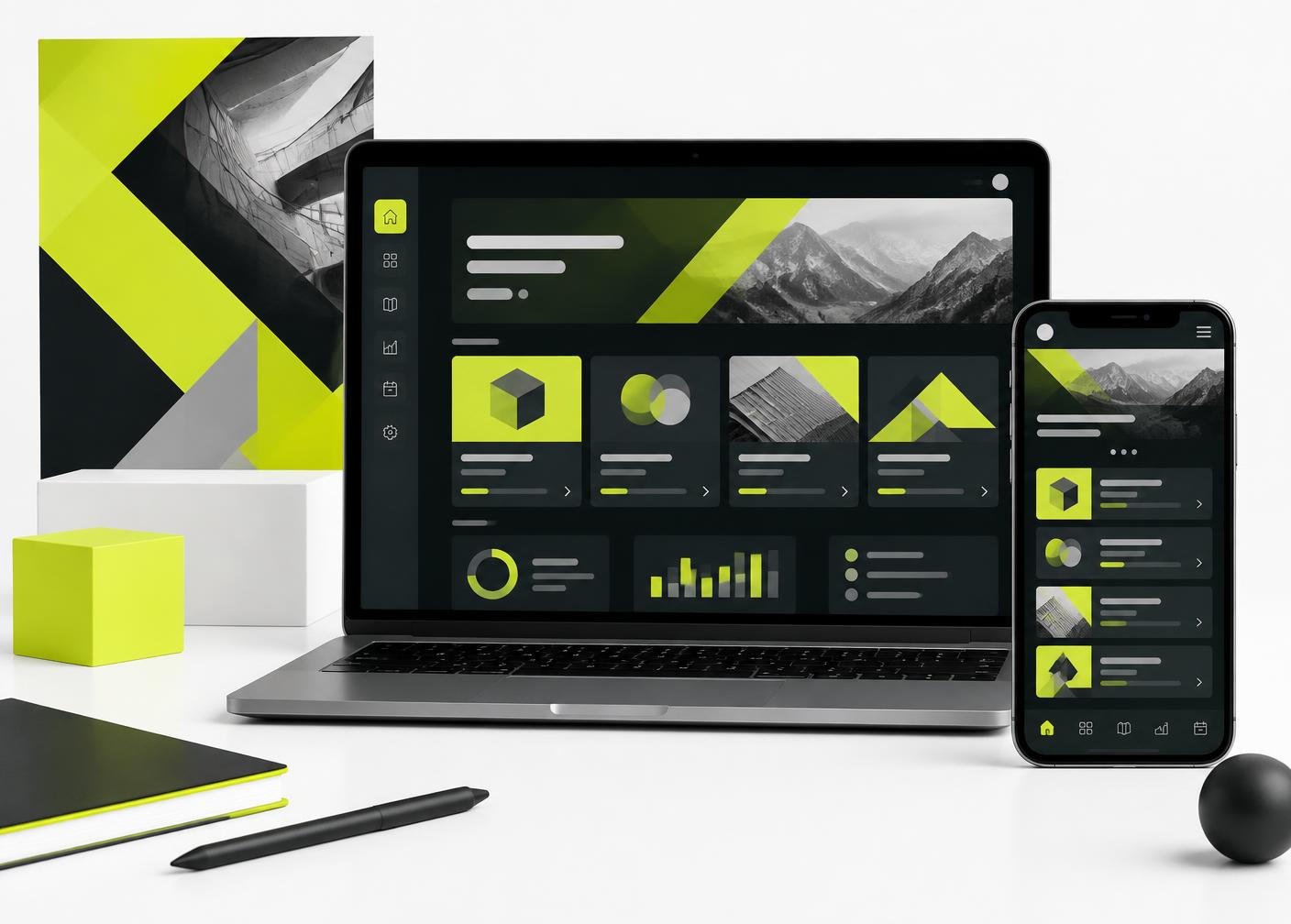 VBC learning platform shown on a laptop and mobile phone
